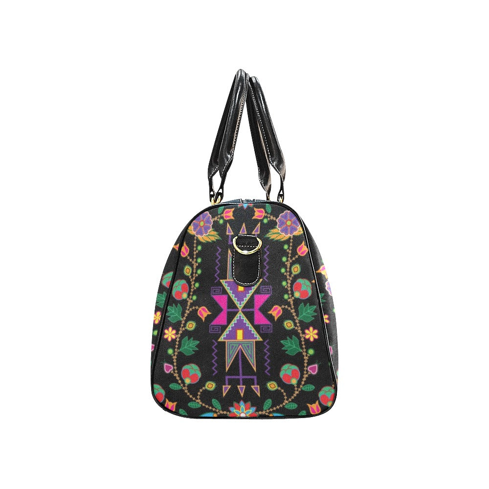 Floral and Geometric Dance - 03 New Waterproof Travel Bag/Large (Model 1639)