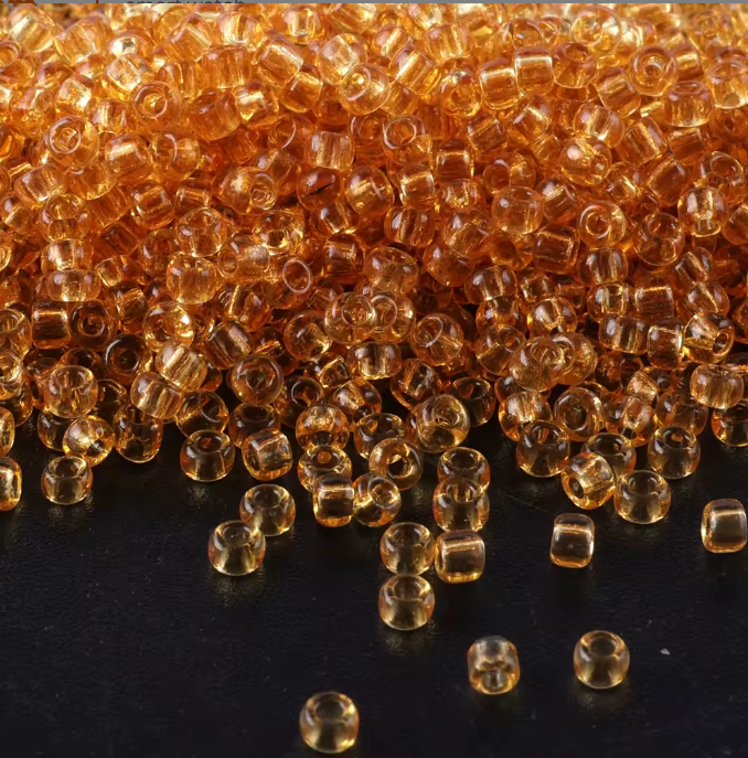 Transparent Seed Beads Size 11/0 - Daffodil