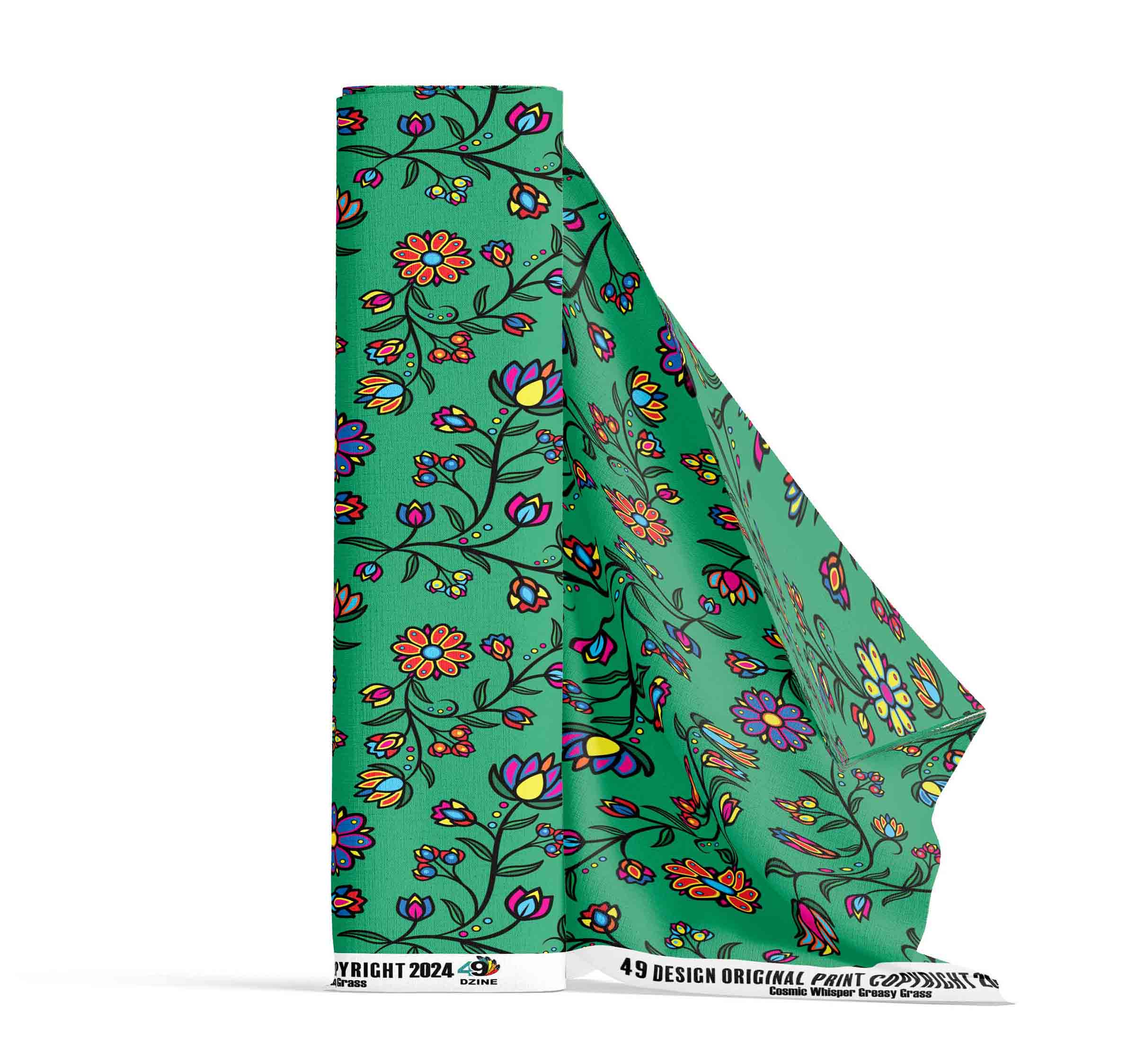 Cosmic Whisper Greasy Grass Cotton Poplin