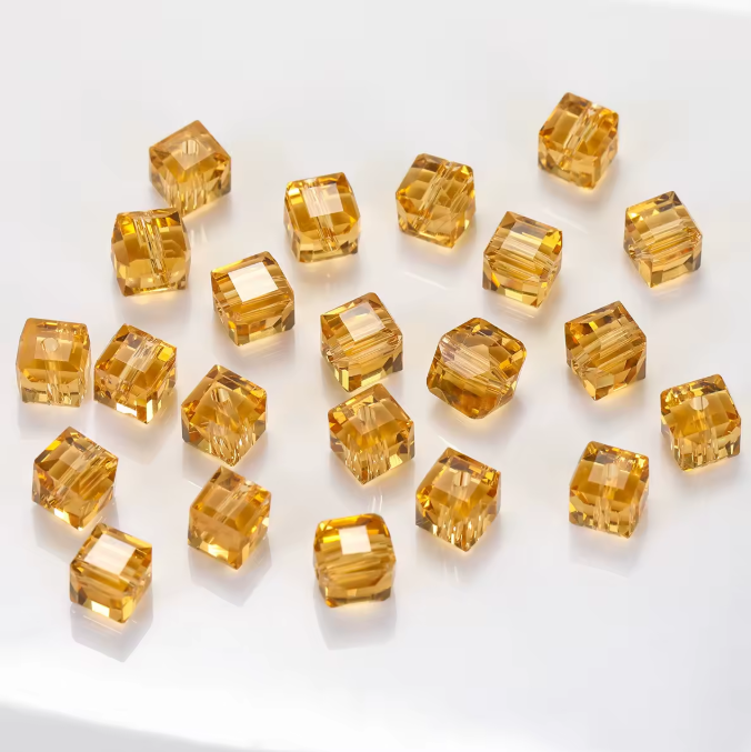 Multi Faceted Square Beads