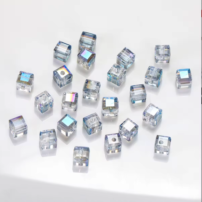 Multi Faceted Square Beads