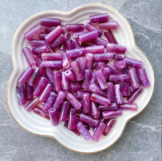 20 MM Tube Beads