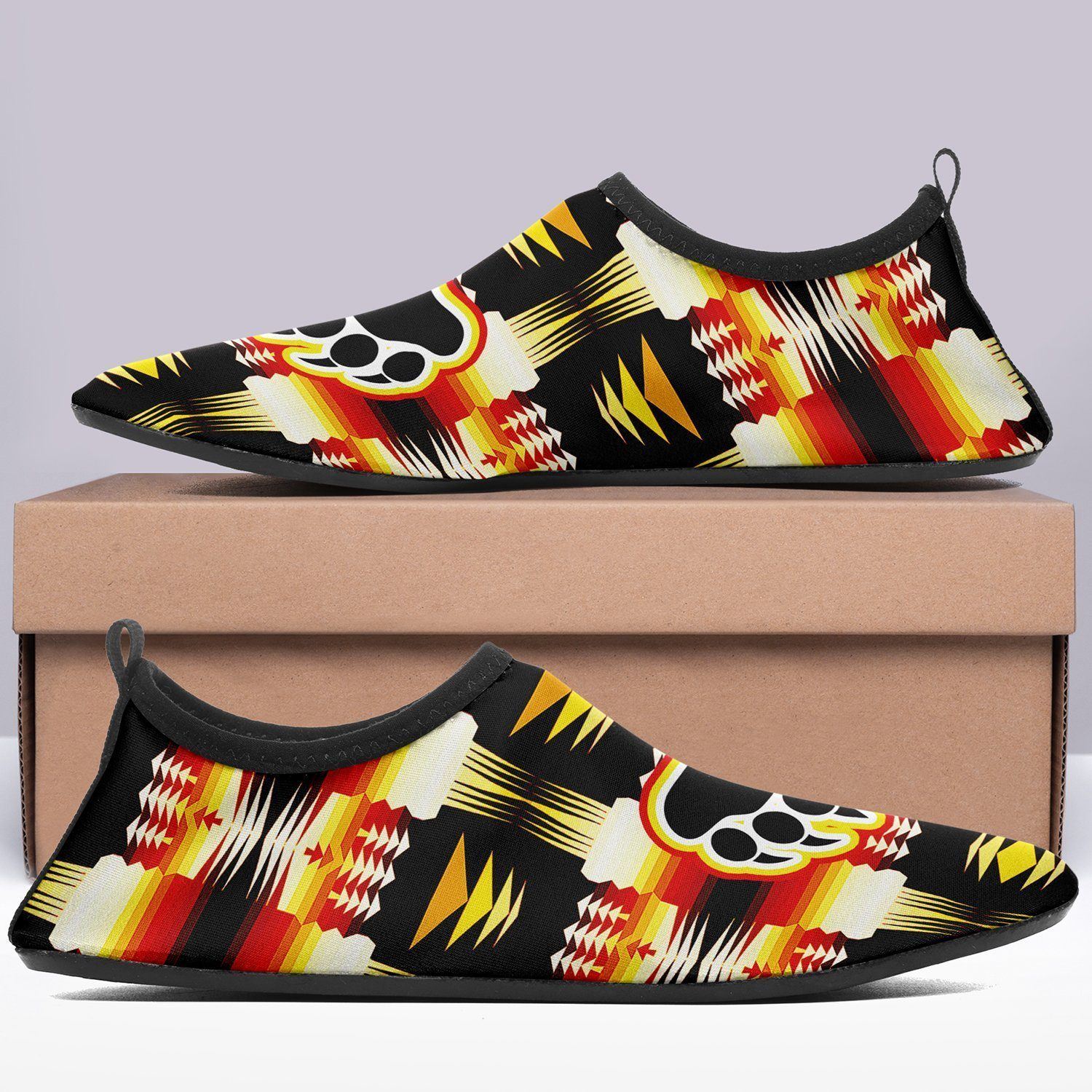 Medicine Wheel Sage Bearpaw Sockamoccs Kid's Slip On Shoes 49 Dzine