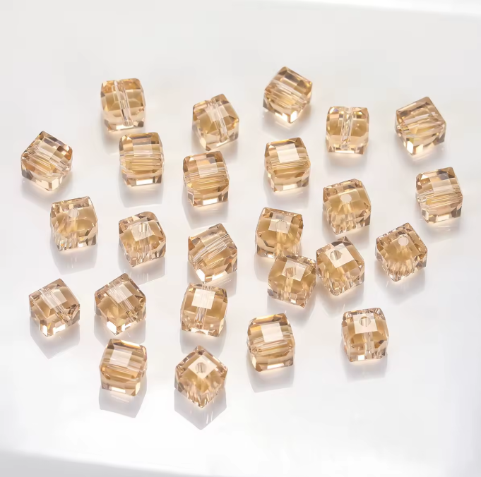 Multi Faceted Square Beads