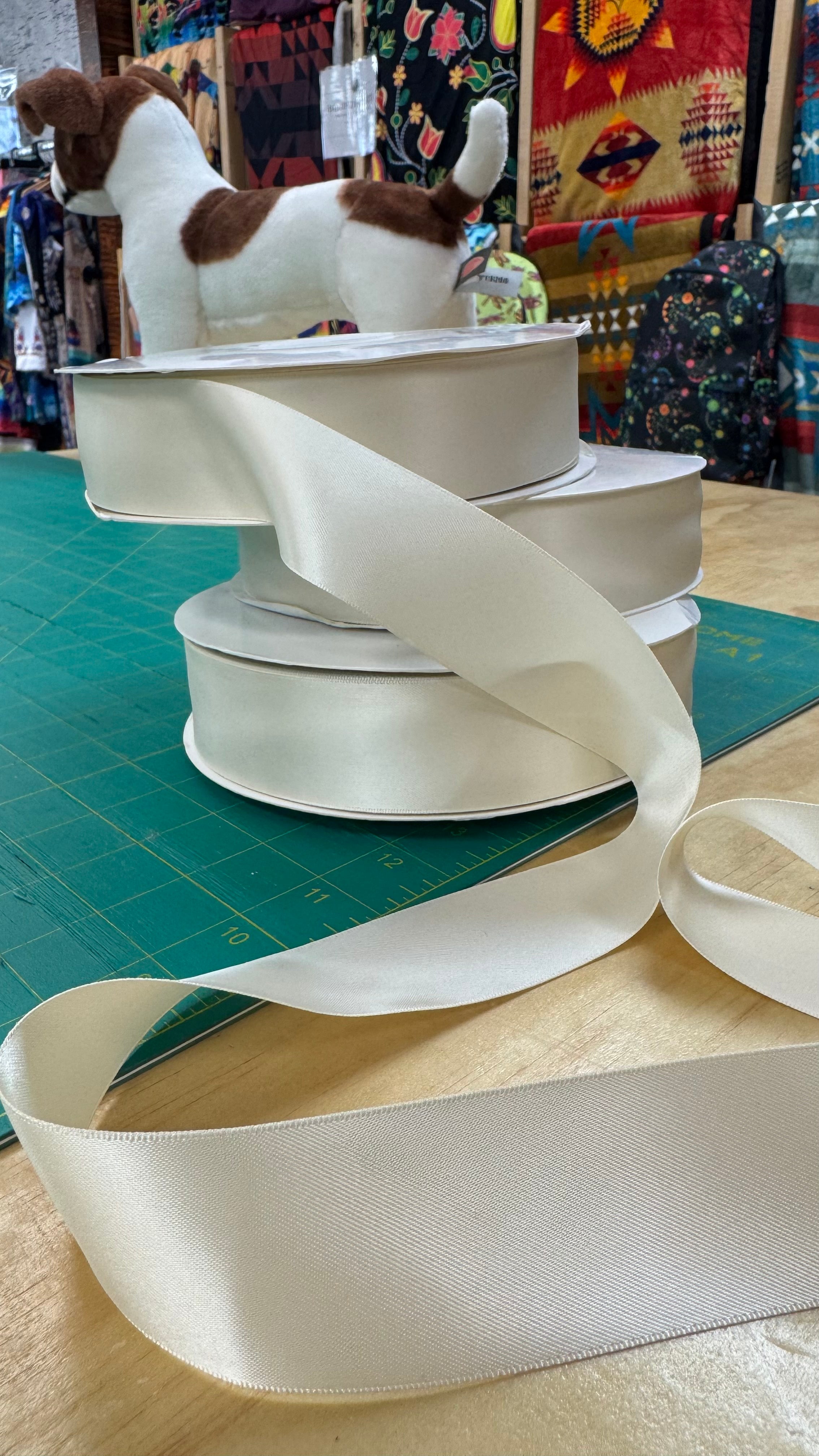 Chuntey 1.5 Inch Double Face Satin Ribbon 100 Yard Roll