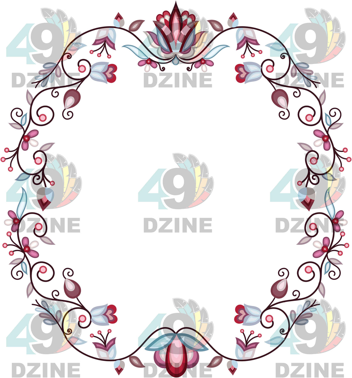 Winter Roseblush No Stroke Hat Transfer