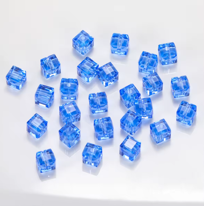 Multi Faceted Square Beads