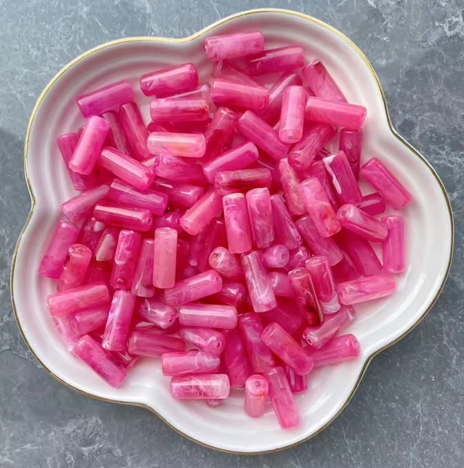 20 MM Tube Beads