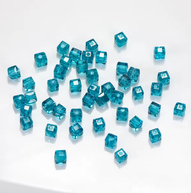 Multi Faceted Square Beads