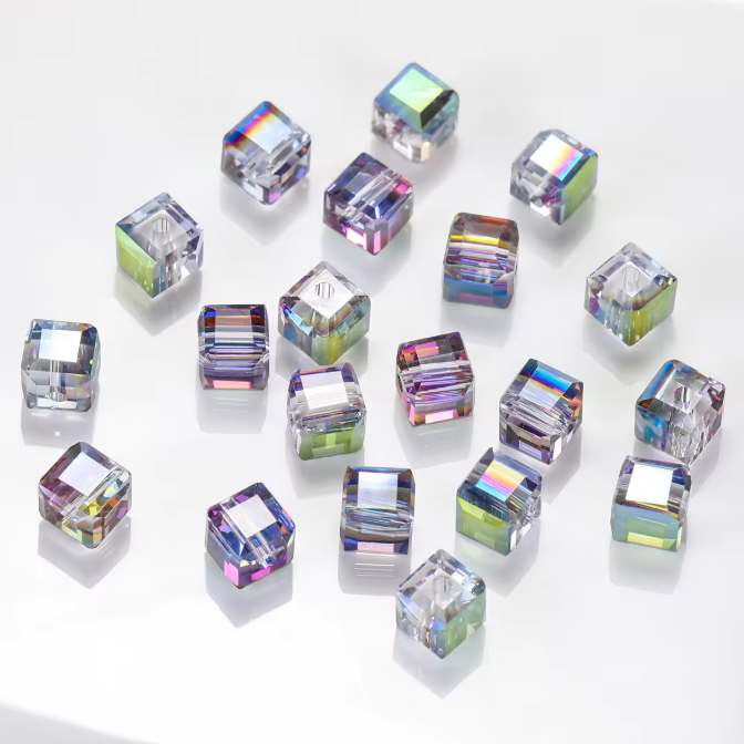 Multi Faceted Square Beads