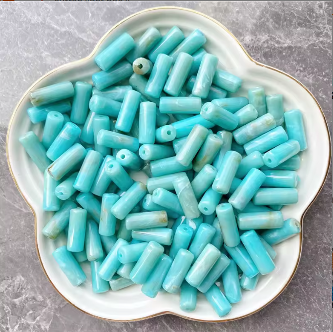 20 MM Tube Beads