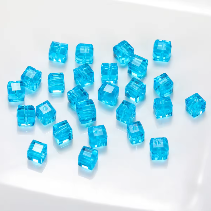 Multi Faceted Square Beads